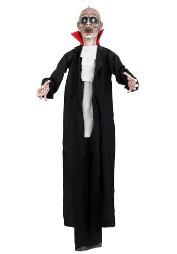Vista 5 de Figura Animatrónica Colgante Vampiro Silas de 1.68m que Tiembla Multicolor