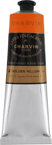 Vista 37 de Charvin Pintura acrílica profesional extrafina – verde absenta, tubo de 2.1 fl oz, pigmentos de triple fresado, resistente a la luz, pinturas