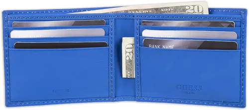 Vista 4 de Cartera Guess de piel para hombre