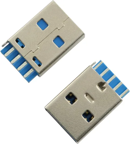 Vista 4 de TAODAN 10 unids USB 3.0 conector de puerto macho Soldadura Jacks USB reparación reemplazo adaptador conectores de enchufe