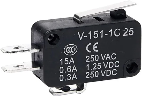 Vista 7 de HEXEH Interruptor de límite Micro Interruptores de viaje de límite de contacto plateado autorreset momentáneo V-15 V-151 V-152 V-153 V-154 V-155