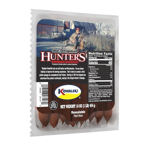 Vista 4 de Kowalski Original Hunters - Salchicha ahumada, 16 onzas (paquete de 1)