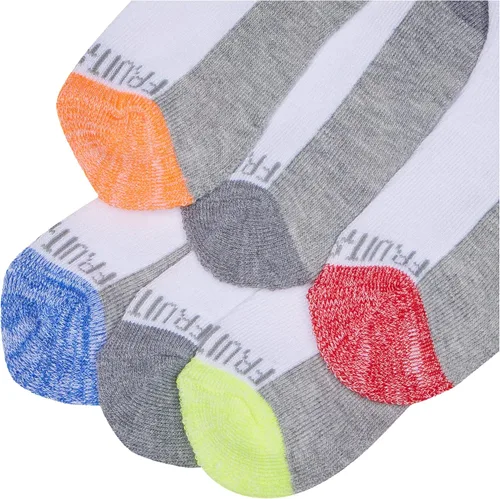 Vista 3 de Fruit of the Loom Boys Zone Cushion Ankle Socks 10 Pack