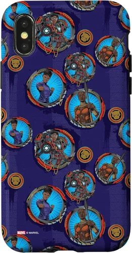 Vista 4 de iPhone 15 Marvel Black Panther: Wakanda Forever Okoye Shuri Ironheart Case