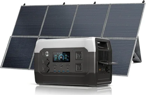 Vista 10 de XP1000 Portable Power Station, 1024Wh 1800W LiFePO4 Solar Generator XP1000 1800W Power Station