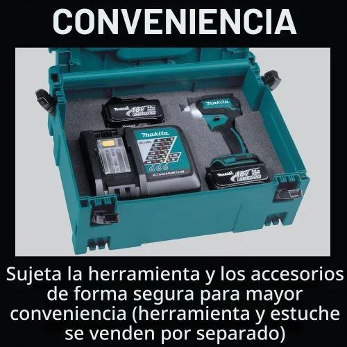 Vista 3 de Makita T-02571 Inserto de espuma personalizable para cajas de enclavamiento