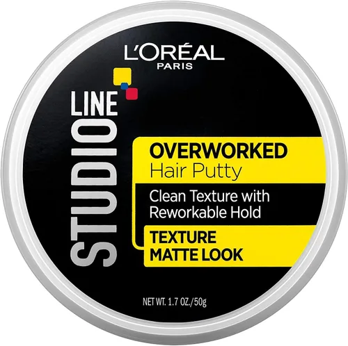 Vista 9 de Masilla para el cabello con exceso de trabajo L'Oréal L'Oréal Studio Line, 1.7 onza