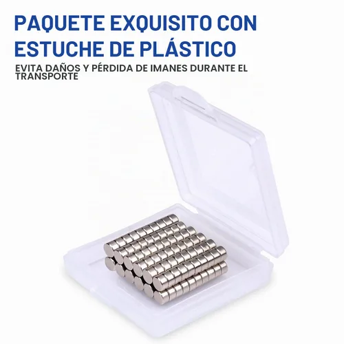 Vista 4 de DIYMAG Imanes pequeños, 120 imanes de tierras raras