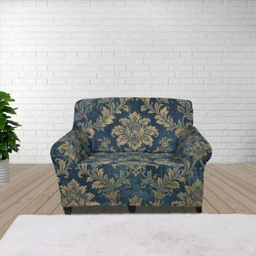 Vista 18 de ZOUTAIRONG Fundas elásticas para sofá con estampado de ramas de camuflaje 3D para sofá, funda para muebles de un solo cojín, decoración del hogar u