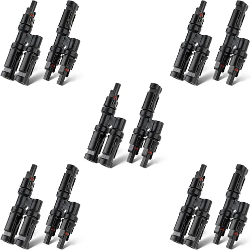 Vista 21 de Conector de panel solar de 2 a 1 2 vías, divisor de panel solar de 1000 V FMM+MFF rama en Y, conectores paralelos para conexión paralela entre 2 a 1