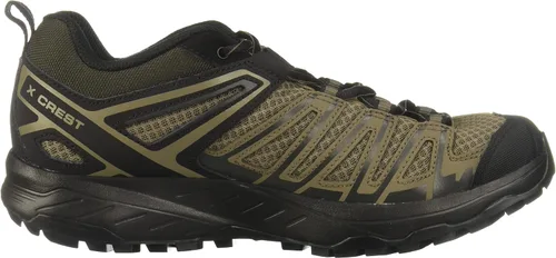 Vista 6 de Salomon Zapatos de senderismo X Crest para hombre negro marrón DM US