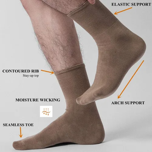 Vista 12 de Calcetines tobilleros de corte bajo para hombre, calcetines deportivos para correr