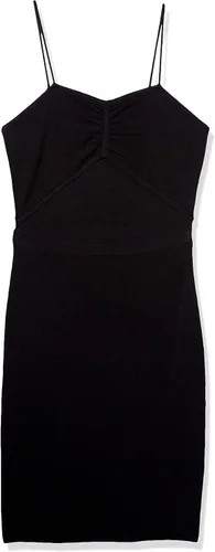 Vista 6 de The Drop Minivestido tipo suéter ajustado con tiras Ailyn para mujer
