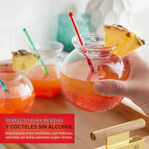 Vista 6 de Cuencos pequeños redondos de plástico para fiestas (paquete de 12) mini tazón transparente de 16 onzas, vasos inastillables para bebidas, centros