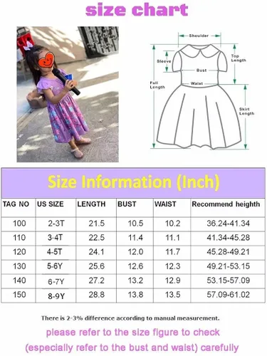 Vista 3 de SZ-TONDA Tollder Short Dress Magic Costume - Kids Girls Role Cosplay Outfit Clothes