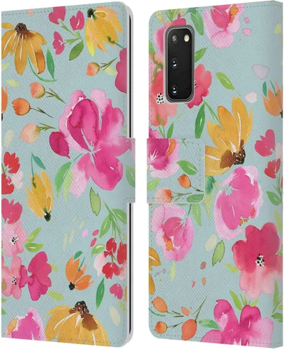 Vista 44 de Head Case Designs Officially Licensed Ninola Butterfly Nature Spring Floral Leather Wallet Case Compatible with Samsung Galaxy A07 4G