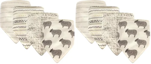 Vista 19 de Hudson Baby Baberos unisex de algodón para bebé, avión, talla única (paquete de 2)
