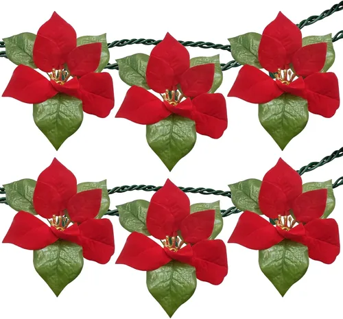 Vista 9 de Guirnalda de luces de Navidad de chile de 13.6 pies con 35 chiles calientes multicolor blanco cálido, luces incandescentes de pimienta