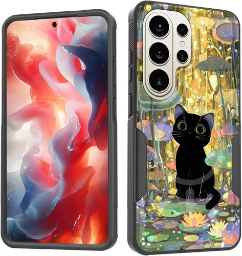 Vista 81 de Funda magnética para Galaxy A16 5G, [compatible con MagSafe] [protección contra caídas de grado militar] Funda resistente a prueba de golpes