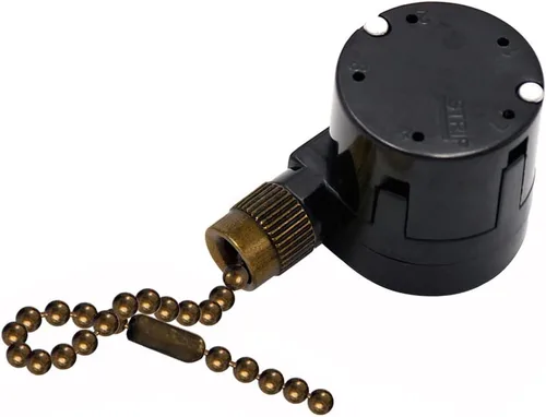 Vista 4 de Zing Ear ZE-208S5-1T - Interruptor de ventilador de techo de 4 velocidades, interruptor giratorio para ventilador de techo, interruptor de repuesto