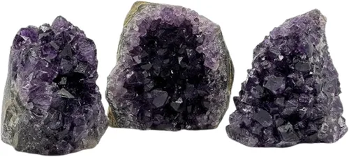Vista 10 de Racimo de amatista púrpura intenso uruguayo, geoda de amatista, amatista cruda, catedral de amatista, drusa amatista, cristal de amatista