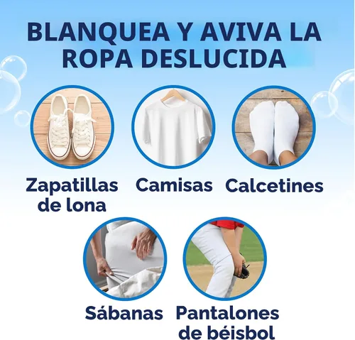 Vista 2 de OxiClean White Revive Blanqueador de ropa y quitamanchas Power Paks, 24