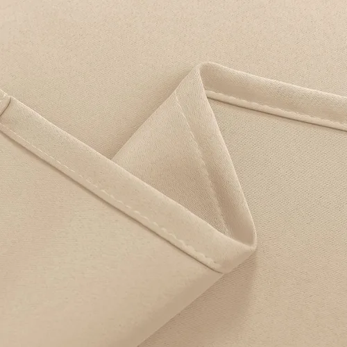 Vista 5 de [Usado] Hiasan Cortinas Opacas Beige de 84 Pulgadas de Largo, Cortinas Opacas con Cancelación de Ruido para Sala de Estar, Dormitorio, Bolsillo