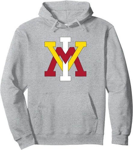 Vista 3 de VMI Keydets Icon - Sudadera con capucha con licencia oficial, Negro