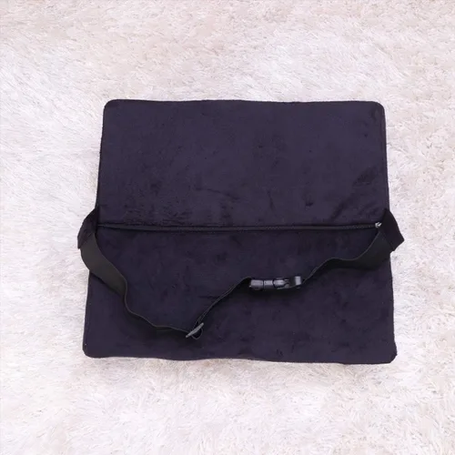 Vista 7 de EXCEART Almohada lumbar gruesa de espuma viscoelástica para silla de oficina, almohada de coxis para dolor de espalda baja