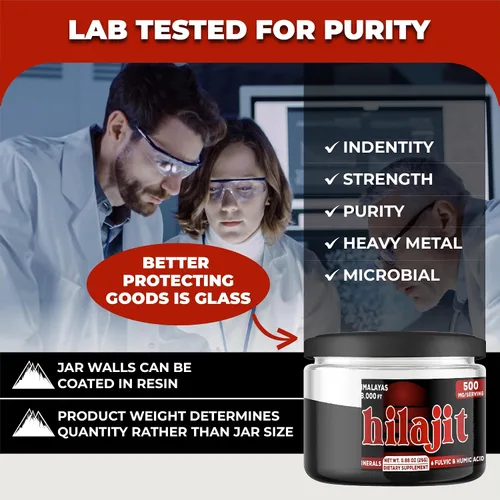 Vista 7 de Shilajit orgánico puro del Himalaya de 0.88 oz – La resina Shilajit contiene fúlvico, ácido húmico natural y más de 85 minerales traza – Apoyo