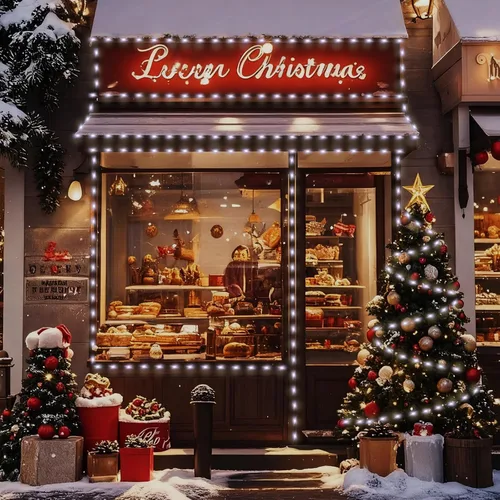 Vista 7 de Luces de Navidad de 262 pies, 800 luces LED para exteriores, alambre transparente para árbol de Navidad con 8 modos impermeables, tira de luces