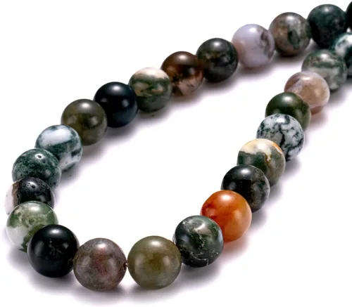 Vista 35 de BEADIA Cuentas redondas de jade africano natural de piedra suelta semipreciosas para hacer joyas 4MM 38cm/hebra