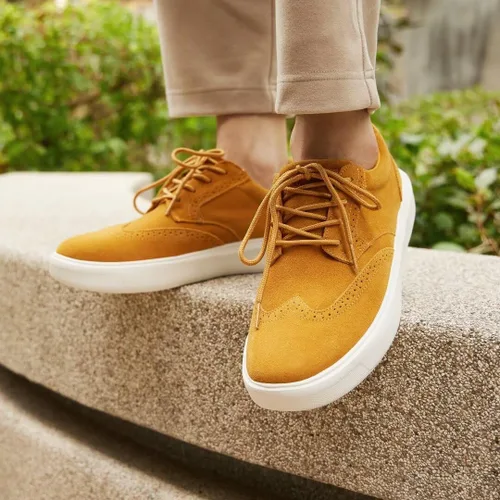 Vista 6 de Men's Orthopedic Fashion Sneakers with Arch Support Plantar Fasciitis Walking Shoes for Flat Feet, Comfortable Casual Flat Feet Orthotic Shoes for