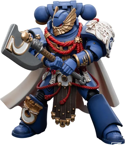 Vista 3 de JOYTOY Warhammer 40,000 1/18 Figura de acción Ultramarines Honour Guard 2 Colección Figuras modelo (4.88 pulgadas)