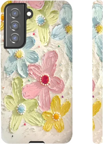 Vista 6 de Funda protectora para teléfono Samsung Galaxy S23 – Carcasa rígida de doble capa + cubierta de silicona – Funda protectora a prueba de golpes