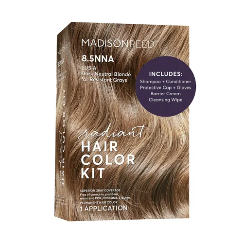 Vista 52 de Madison Reed - Kit de tinte radiante para el cabello, tinte permanente para el cabello, 100 % cobertura de canas, sin amoníaco, negro Parma 2.5NNN