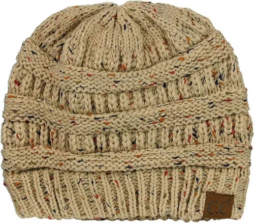 Vista 238 de C.C Trendy Warm Chunky Soft Stretch Cable Knit Beanie