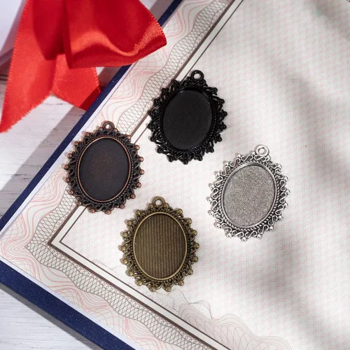 Vista 5 de AILIN Borla de graduación personalizada 2024 Oval Antique Photo Charm Clase de 2023 Regalos universitarios para él y ella, Metal, No es una piedra