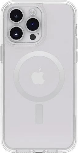 Vista 13 de OtterBox Serie Symmetry Clear Series+ Funda con MagSafe para iPhone 14 Pro Max (Solo) - No se ofrece al por menor - Instinto Animal