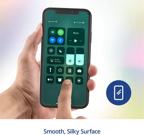 Vista 5 de Protección máxima de pantalla HD, paquete de 2 protectores de pantalla de vidrio templado, hecho para Apple iPhone 11 y iPhone XR, compatible