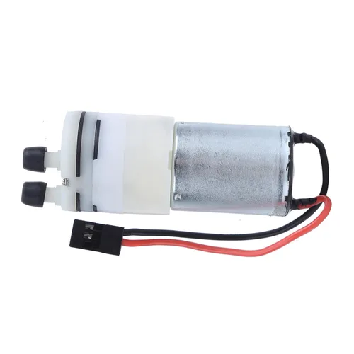 Vista 2 de Bomba de refrigeración por agua, bomba utilitaria portátil 370 con conectores metálicos para motores de barcos RC y sistemas ESC