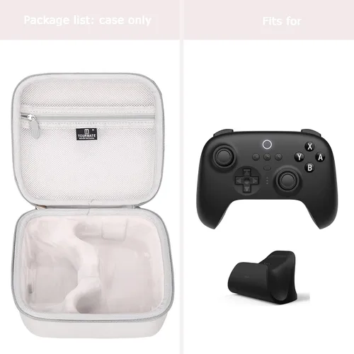 Vista 6 de Estuche rígido para controlador Bluetooth 8Bitdo Ultimate (solo funda)