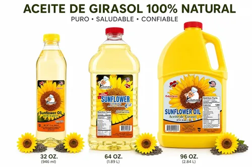 Vista 5 de Yummmy Aceite de girasol 64oz