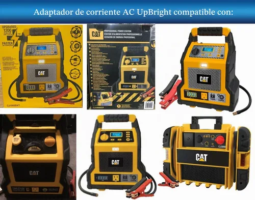 Vista 2 de UpBright Cable de carga de alimentación de CA compatible con CAT CJ1000DXT CJ1000DCP CJ1000CP 1418644 1509959 1000 Amp Peak Amp Jump Starter 1200A