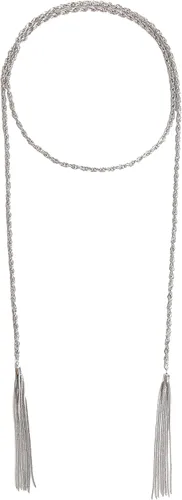 Vista 4 de Lariatneck larga borla collar con dije forma de Y Ajustable Nudo Cadena Borla Colgante para las mujeres