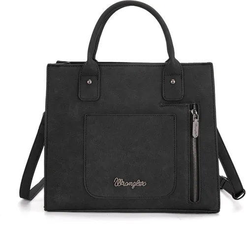 Vista 4 de Wrangler Aztec - Bolso tote para mujer, estilo bohemio, bolso de hombro y bolso