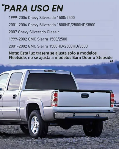 Vista 9 de Conjunto de luz trasera Nilight para Chevy Silverado 1500 2500 1999-2006