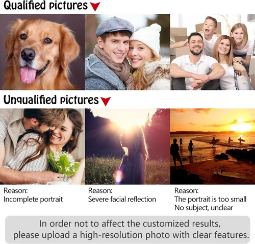Vista 8 de Foto de cristal 3D, marco de fotos de cristal personalizado, grabado personalizado con tu propia foto, regalo personalizado de Navidad, papá