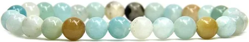 Vista 26 de Angelstones Gemstones 6mm Round Beads Healing Crystal Bracelet for women Amatista