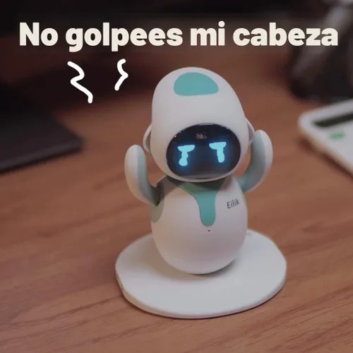 Vista 3 de ENERGIZE LAB Eilik – Lindas mascotas robot para niños y adultos, tu compañero interactivo perfecto en casa o espacio de trabajo, regalos únicos